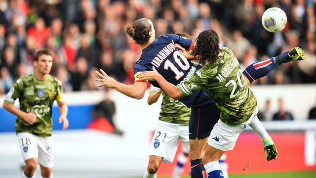 Ligue 1, PAris Saint-German, Bastia, Zlatan Ibrahimovic